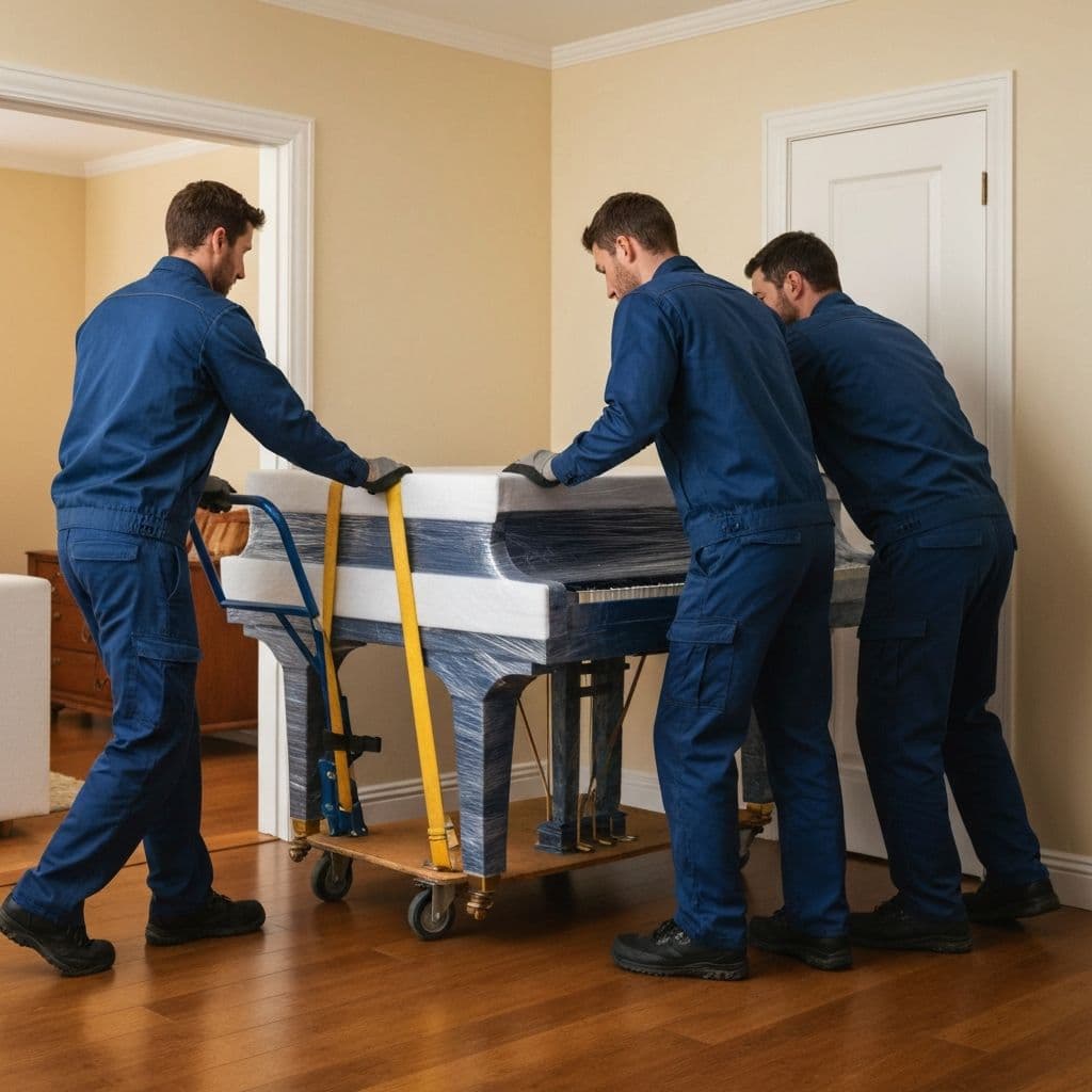 MoveSafe Relocation specialty piano moving services - professional instrument transport