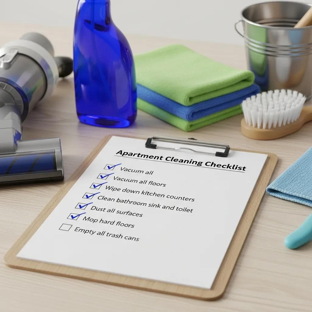 cleaning-checklist-on-a-clipboard-with-checkmarks-surrounded-by-cleaning-supplies-for-apartment-preparation-35493772-7412-4b8f-ade7-75436ffcbdcd