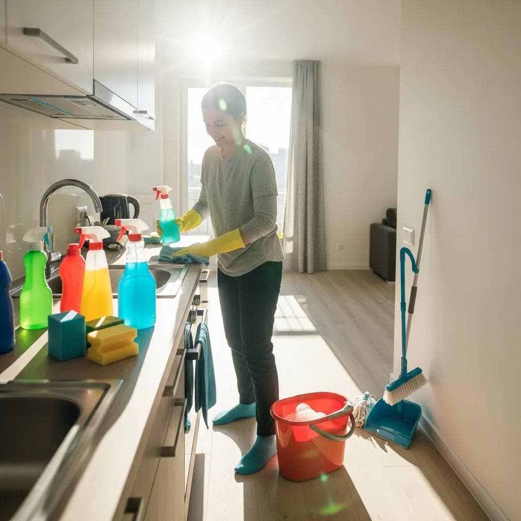person-cleaning-a-new-apartment-with-disinfectant-supplies-emphasizing-cleanliness-and-preparation-74cde721-36f8-4702-8b1b-527df50d2bef